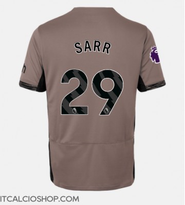 Tottenham Hotspur Pape Matar Sarr #29 Terza Maglia 2023-24 Manica Corta